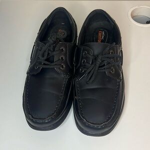 Safe T Step  Men’s SZ 9.5 Black Bedford  Boat Work Slip Resistant comfort Insole